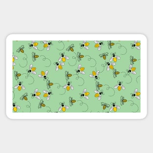 Repeat Bee Pattern Sticker